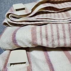 電気毛布２枚セットの画像