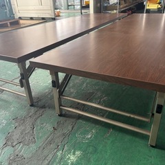 座卓 会議テーブル 幅180×奥行60×高さ33cm 折りたたみ ミーティングテーブル 会議用テーブル 1台5000円の画像