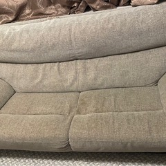 シマホソファ　2.5人掛け　破れや染みあり