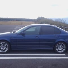 BMW E46　330i　Mスポーツ　セダン AT　2003年　13万キロ　ミスティックブルーの画像