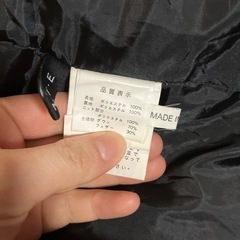 
Lサイズ黒ダウン70%フェザー30%の画像