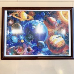 ダイヤモンドアート 完成品