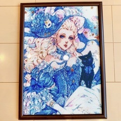 ダイヤモンドアート 完成品
