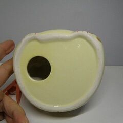 開運招福 かわいい両手招き猫2 貯金箱型 陶器製 中古品 取りに来ていただける方 受け渡し日時自由   の画像