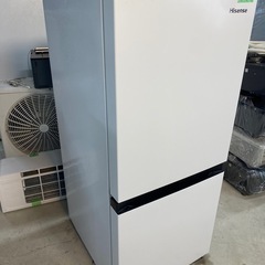 NO 842🌈福岡市内配送設置無料✨🌈　2021年式 ハイセンス 135L 2ドアノンフロン冷蔵庫 オリジナル パールホワイト HR-D1304の画像