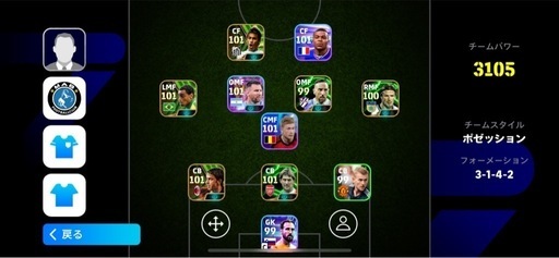 e footballデータ