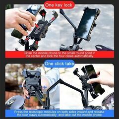 自転車用　スマートフォンスタンド1　未使用品 値下げしましたの画像