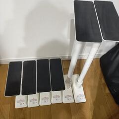 家具転倒防止伸縮棒＆ハンガー掛けつっぱり棒の画像