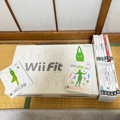 バランスWiiボードとWiiソフト14本
