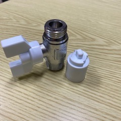 水道部材 水道配管 配管部材 フレキ用 ストレート ボールバルブ 13 (1個)の画像