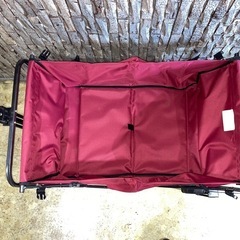 ♦︎お引渡し完了♦︎【早い者勝ち！】★1度だけ使用★FIELDOOR FIELDOOR ワイルドマルチキャリー 【スマートタフロング】 大容量 折りたたみ式多用途キャリーカート 耐荷重150kg コンパクト収納 アウトドア キャンプ レジャー★キャリーカート キャリーワゴン 折りたたみ 折り畳み アウトドア 大型タイヤ 軽量 大容量 キャンプ おしゃれ キャリー カート  の画像