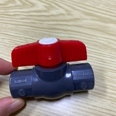 水道部材 水道配管 配管部材 塩ビ製 バルブ (TS式) 13mmの画像