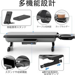 モニター台 引き出しパソコン台幅35CM ディスプレイ台耐荷重25KGの画像