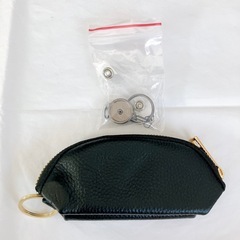 【新品】キーケース スマートキーケース レディース 本革 車 可愛い 大容量 黒の画像