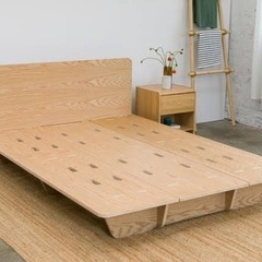 【ダブルサイズ】ベッドフレームの画像