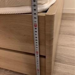 【お取引決定しました】シングルベッド　マットレス付き　の画像