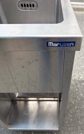 ⭐︎中古品　マルゼン　1槽シンク　400×600×800mm  厨房用品⭐︎　