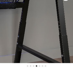 IKEA UTESPELARE ゲーミングデスク ブラックの画像