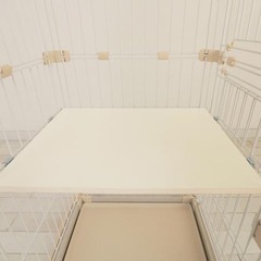 中古キャットケージ3段/アイリスオオヤマ猫ちゃんケージ3段の画像