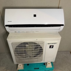 【234】SHARP エアコン　AC-22JFT 6畳　2019年