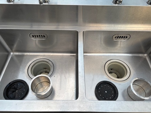 ⭐︎中古品　 2槽シンク　1200×600×800mm  厨房用品⭐︎