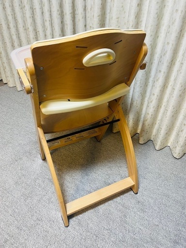 ビヨンドジュニア ハイチェア(ナチュラル×クリームホワイト)