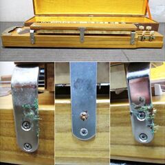 琴伝流　敷島　大正琴　総桐製　ハードケース付き　付属品有り 和楽器 弦楽器 伝統芸能 伝統工芸 初心者 練習用の画像