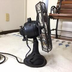 【大正、昭和アンティーク扇風機】TOKYO.SHIBAURA.芝浦電気A.C.ELECTRIC. FAN  東京 芝浦 Electric Fanの画像