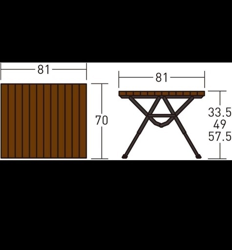未使用品 ogawa オガワ 3 High&Low Table III