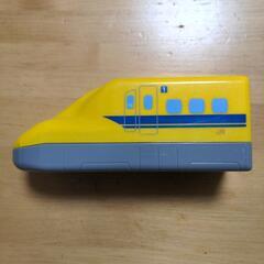 ドクターイエローとブラックシンカリオン　駅弁　お弁当箱　2点セット　おもちゃや小物入れにもの画像