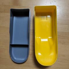 ドクターイエローとブラックシンカリオン　駅弁　お弁当箱　2点セット　おもちゃや小物入れにもの画像