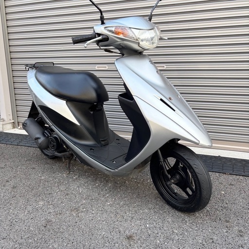 3152.定番人気　アドレスv50（白メーター）　バッテリー、ミラー新品　千葉県柏市　即日配送、自走引き取りも可能