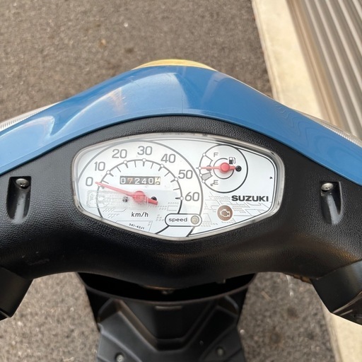 3153.超高年式　低走行　現行型レッツ　バッテリー新品　USBポート付属　千葉県柏市　即日配送、自走引き取りも可能 3153.超高年式 低走行 現行型レッツ バッテリー新品 USBポート付属