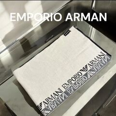 ※本日引取限定値下※【美品】EMPORIO ARMANI マフラ...
