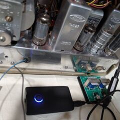 bluetooth付シャープ超小型昭和レトロ真空管ラジオ5X-76　2バンドの画像