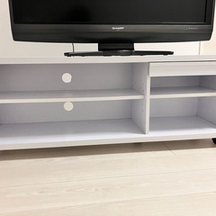 【値下げ】テレビ、テレビ台のセットの画像