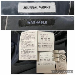 hs56 ジャーナルワークス/フォーマルスーツセット/シャドーストライプ/背抜きの画像
