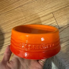 ル・クルーゼ　ペットボウルオレンジ🧡単品売りの画像
