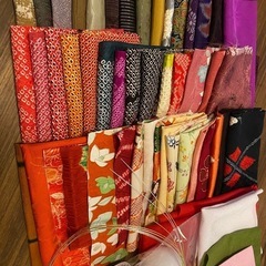 ちりめんはぎれ　吊るし雛作りにいかがですかの画像