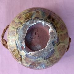 花器　陶器　下げ紐の画像