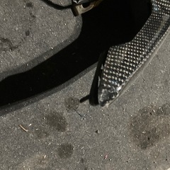 ヤマハスーパージョグZR3YKカーボンテールカウルの画像