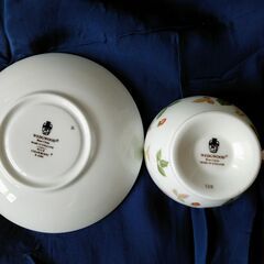 ウェッジウッド　WEDGWOOD　ワイルドストロベリー   カップ＆ソーサー　未使用品の画像
