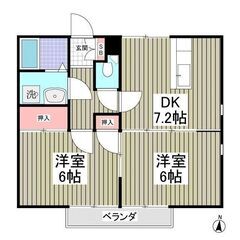 初期費用8万円パック⭐️敷・礼・仲0円⭐️フリーレント1ヶ月！⭐️新前橋駅⭐️駐車場2台込！の画像