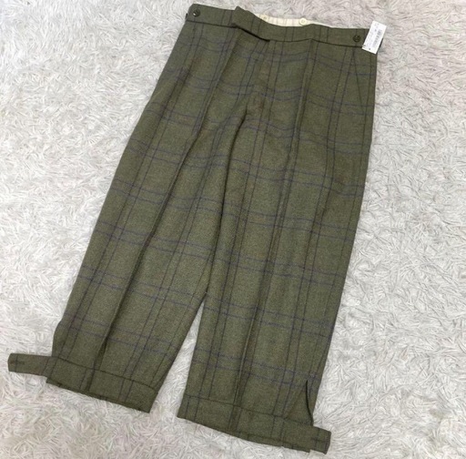 【タグ付き】HACKET LONDON シューティングスーツ　ツイード　チェック