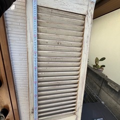 木造アンティーク　立てかけ　パーテーションの画像