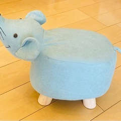 可愛い動物スツール　（ネズミさん）