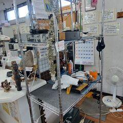 リサイクルショップどりーむ天保山店　No317　メタルラック　写真参照　オススメですよの画像