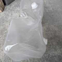 柔らかポリタンク　透明　中古　10Lタンク
