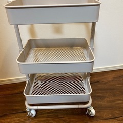 美品　ワゴン収納　