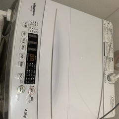 3/26or27取りに来てくれる方限定！洗濯機　4.5kg の画像